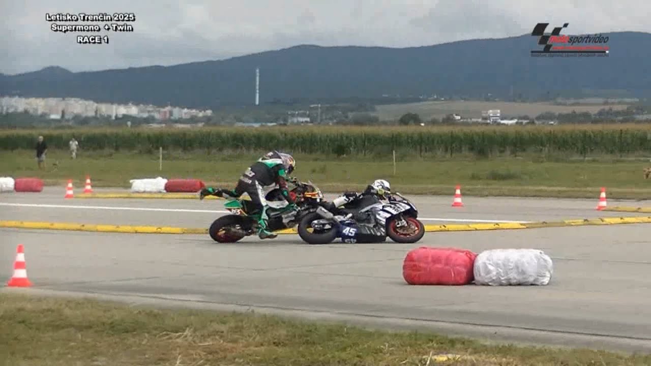 Medzinárodné motocyklové preteky Trenčín 2025 Twin a Supermono 1. preteky