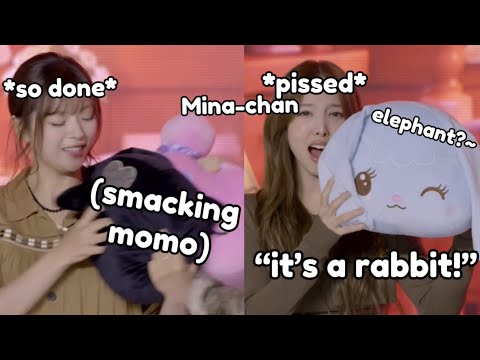 twice *roasting* their characters, then there’s mina and chaeyoung… 🤣