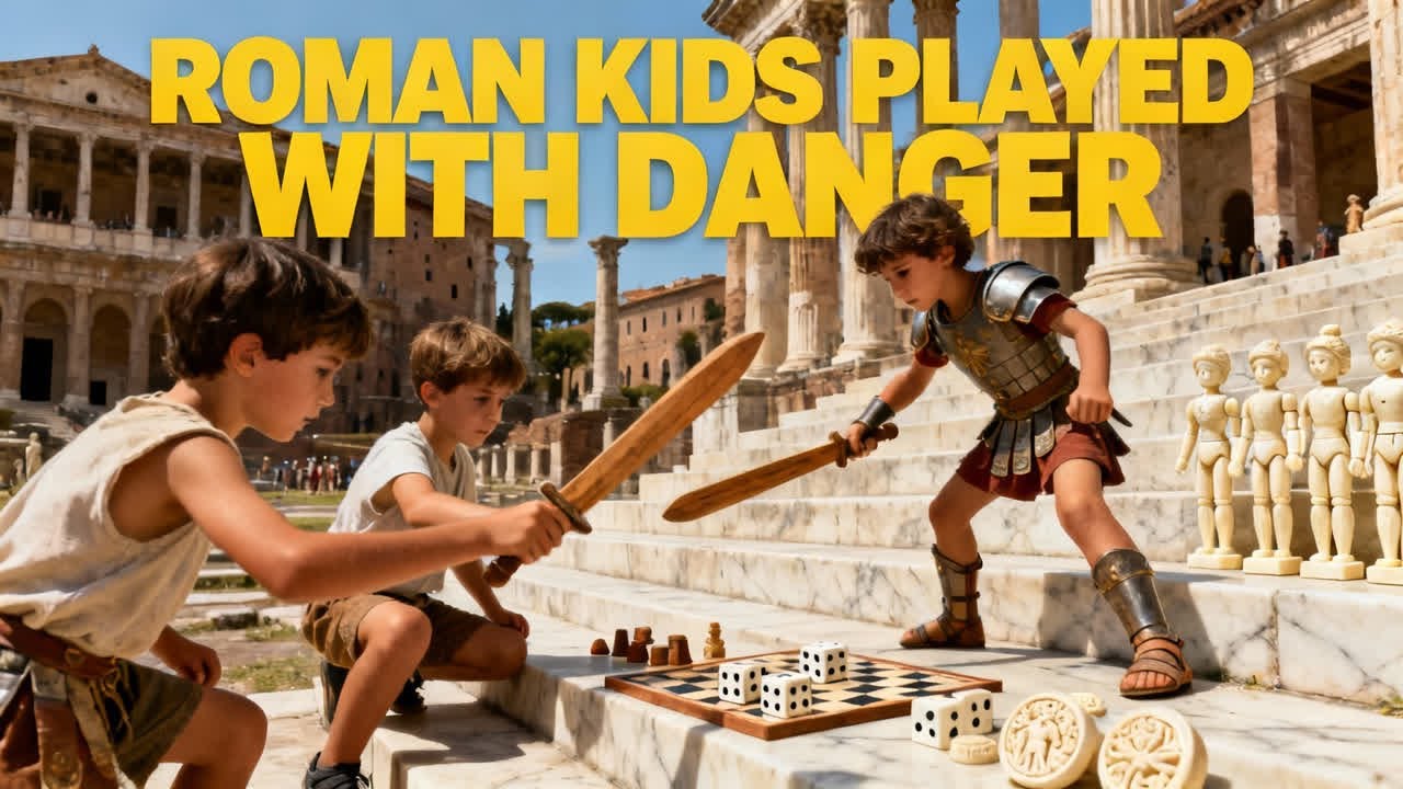 Roman Childrens Games Revealed - Dangerous Pastimes And Mock Gladiator Fights