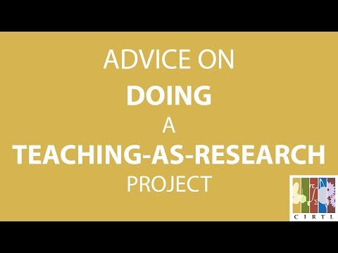 Advice on doing a TAR project