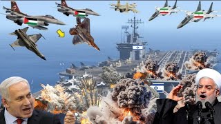 Israeli Second Navy Aircraft Carrier Badly destroyed by Iranian Fighter jets - GTA 5