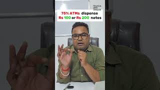 Small Notes, Big Relief!. ATM ₹100/₹200 Made Easy. #Money #finance #upsc #rbi #centralbank #ssc