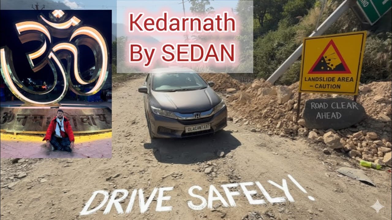 Delhi to Kedarnath by Honda City!! Risky drive at Mountain! PART 1