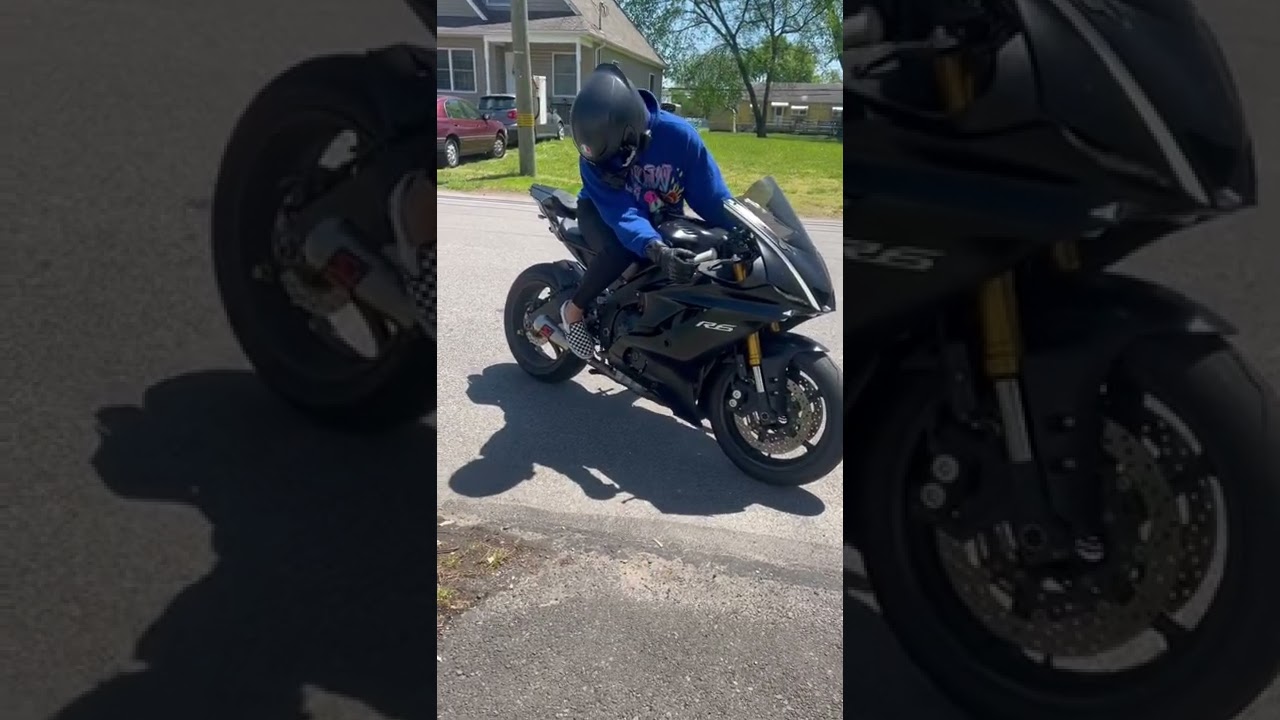 Yamaha R6 Revs With Akrapovic Exhaust 😁 - YouTube