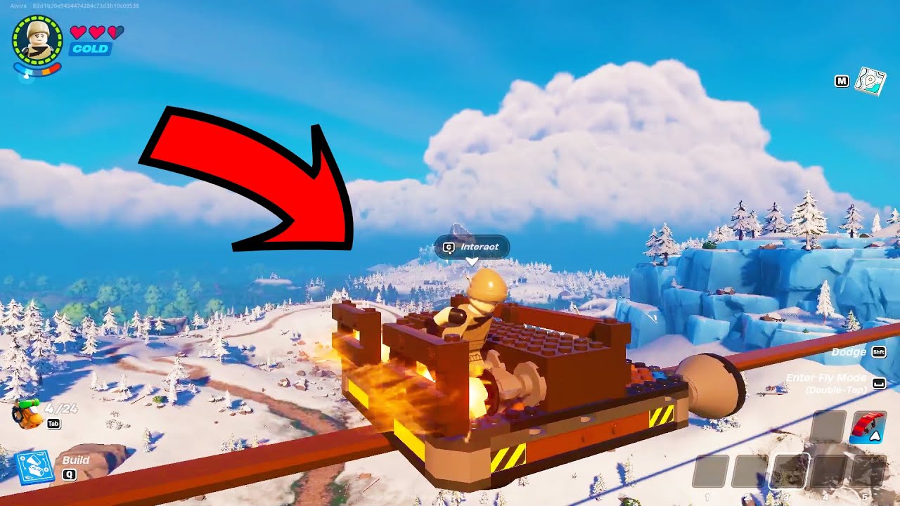 How to Build a working MONORAIL in LEGO Fortnite YouTube