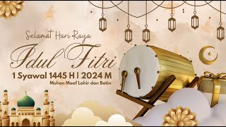 Video Intro Idul Fitri 2024 Backsound Takbiran | part 19