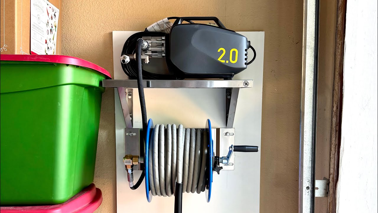 WALL MOUNTED PRESSURE WASHER - ACTIVE 2.0 - YouTube