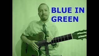 One voicing and scale over Blue in Green (Jazz Guitar Lesson 67)