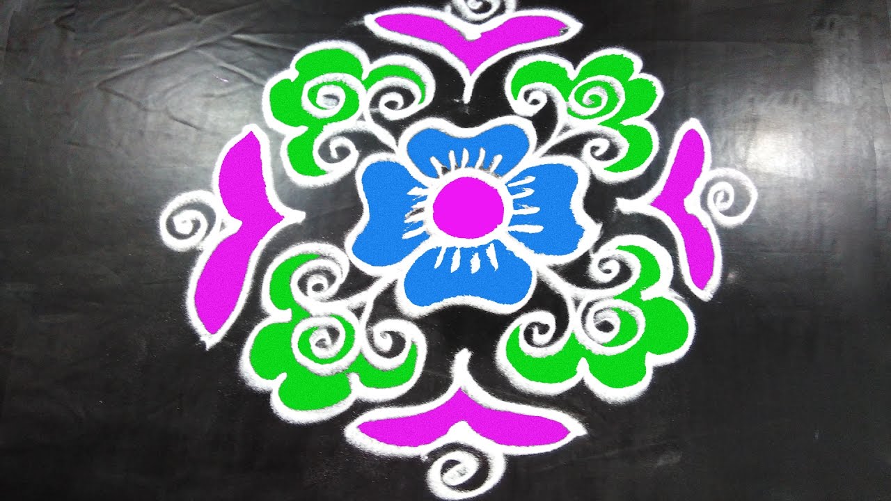 248 - Easy Rangoli Designs with Simple Kolam Rangoli Art | Latest ...