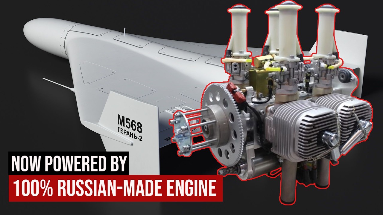Geran-2 стал еще смертоноснее – теперь он оснащен двигателем, полностью произведенным в России.