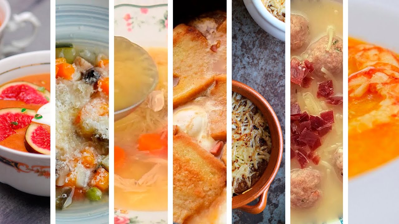 8 SOPAS TRADICIONALES MUY FÁCILES DE HACER