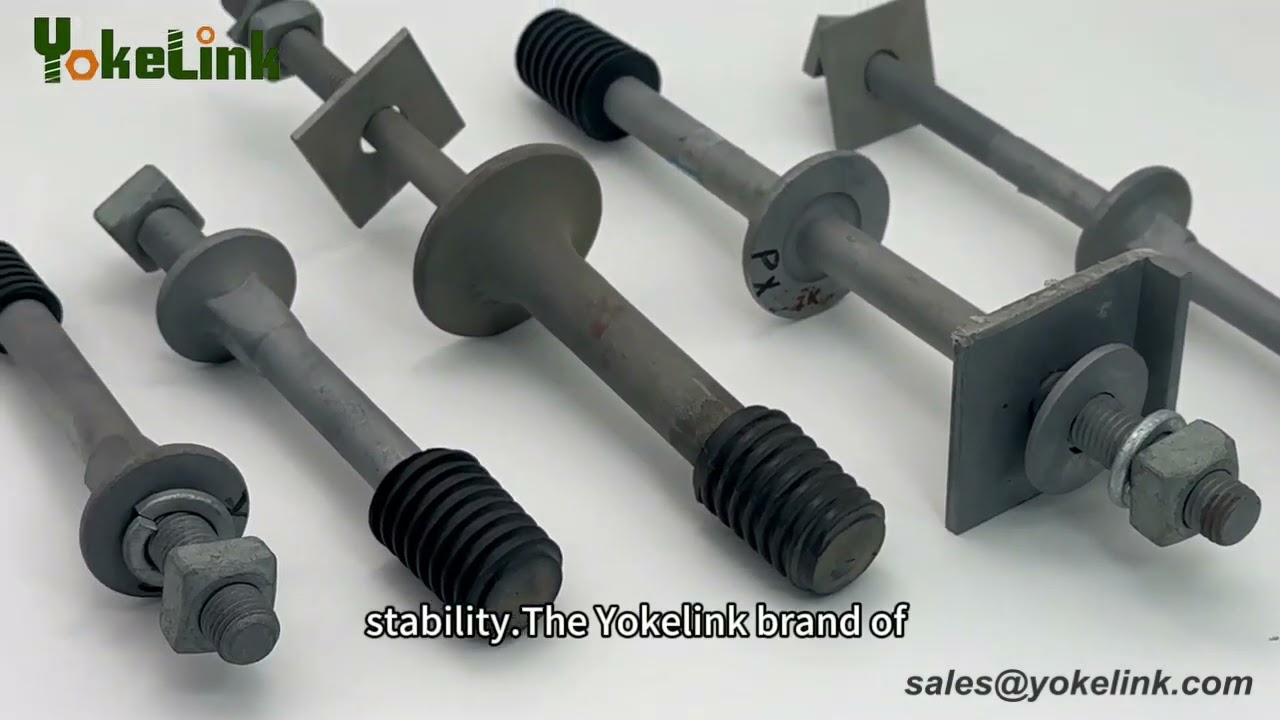 Poleline Hardware Hot DIP Galvanized ASTM A153 Crossarm Pin Long Shank