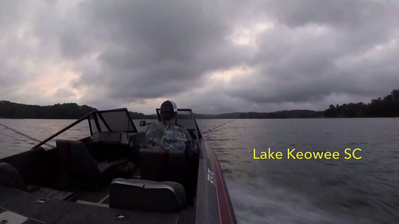 Bass fishing!!! Lake Keowee South Carolina YouTube