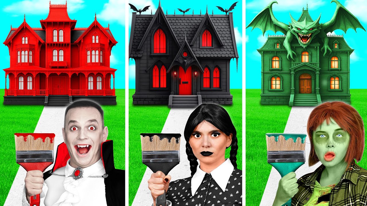 Eine Farbige Haus Challenge | Verrückte Streichideen von TeenTeam Challenge