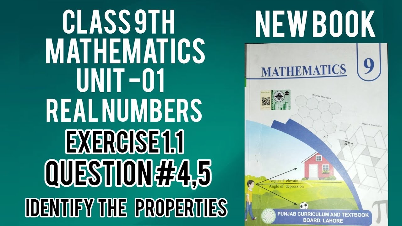Unit_01 real numbers Ex 1.1 Q no 4 & 5 | class 9th maths new course ...