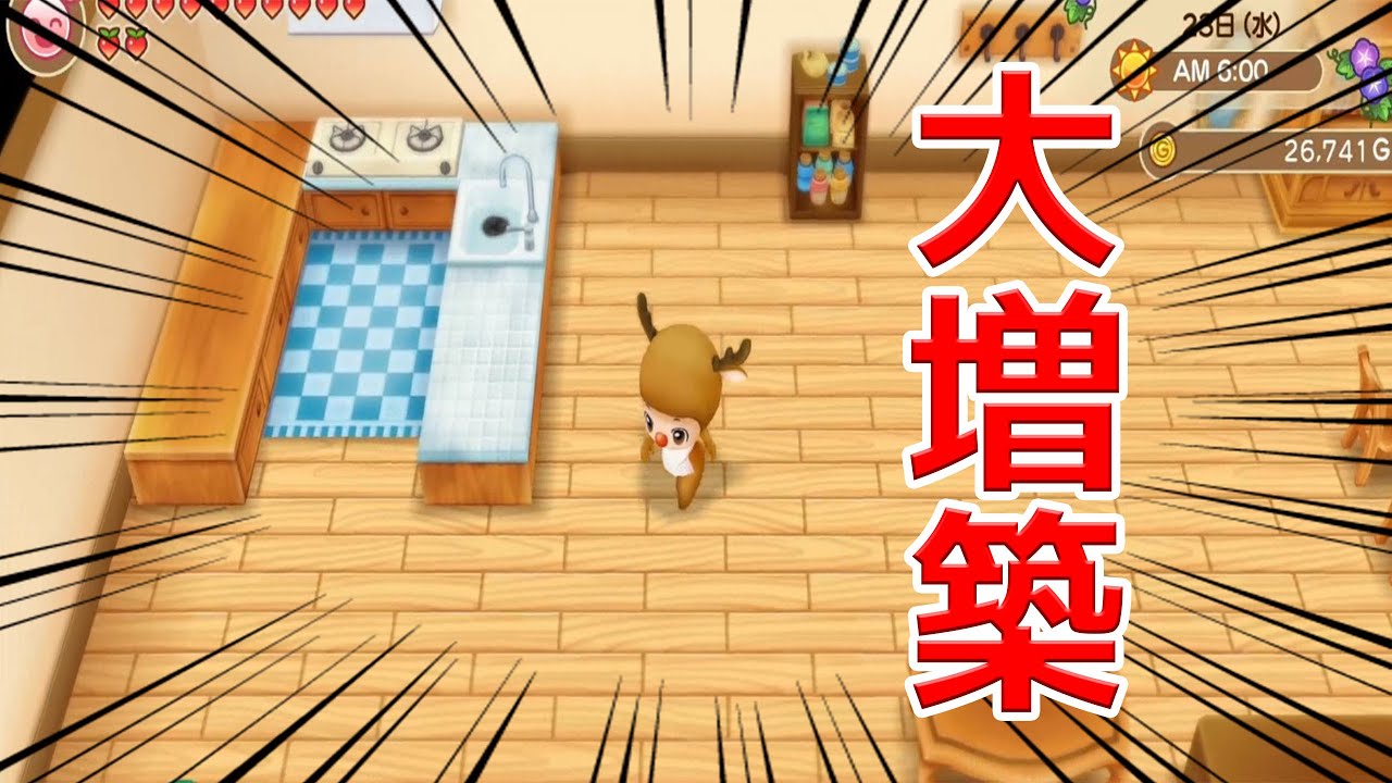 Finally, we've expanded our house! We've got a kitchen, so we have