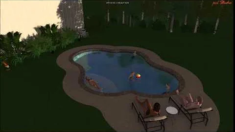 The Morrell Family Backyard Dream by Beverly Berna...