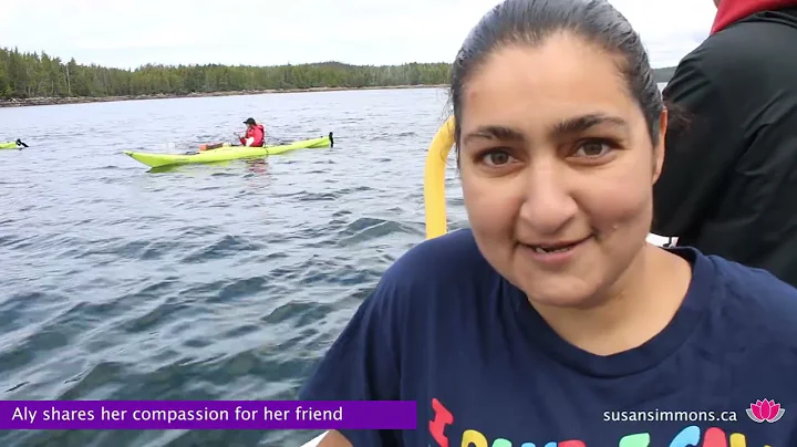 Spirit Orcas swim Hunter Channel in the Great Bear...