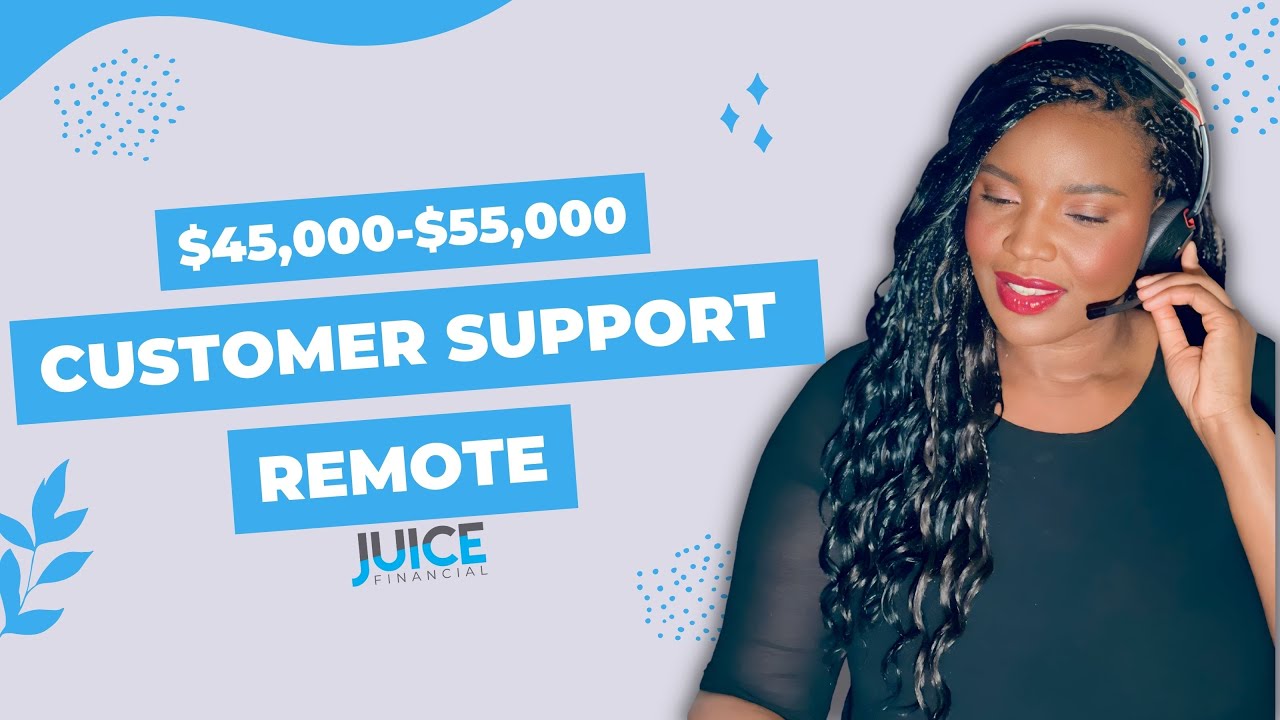 Juice Financial Customer Support Representative YouTube