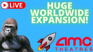 AMC STOCK LIVE AND MARKET OPEN WITH SHORT THE VIX! - HUGE WORLDWIDE EXPANSION PLANS