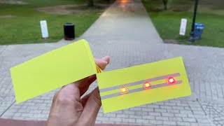 Light Up Whirlybird with Chibitronics Circuit Stickers and Conductive Fabric Tape