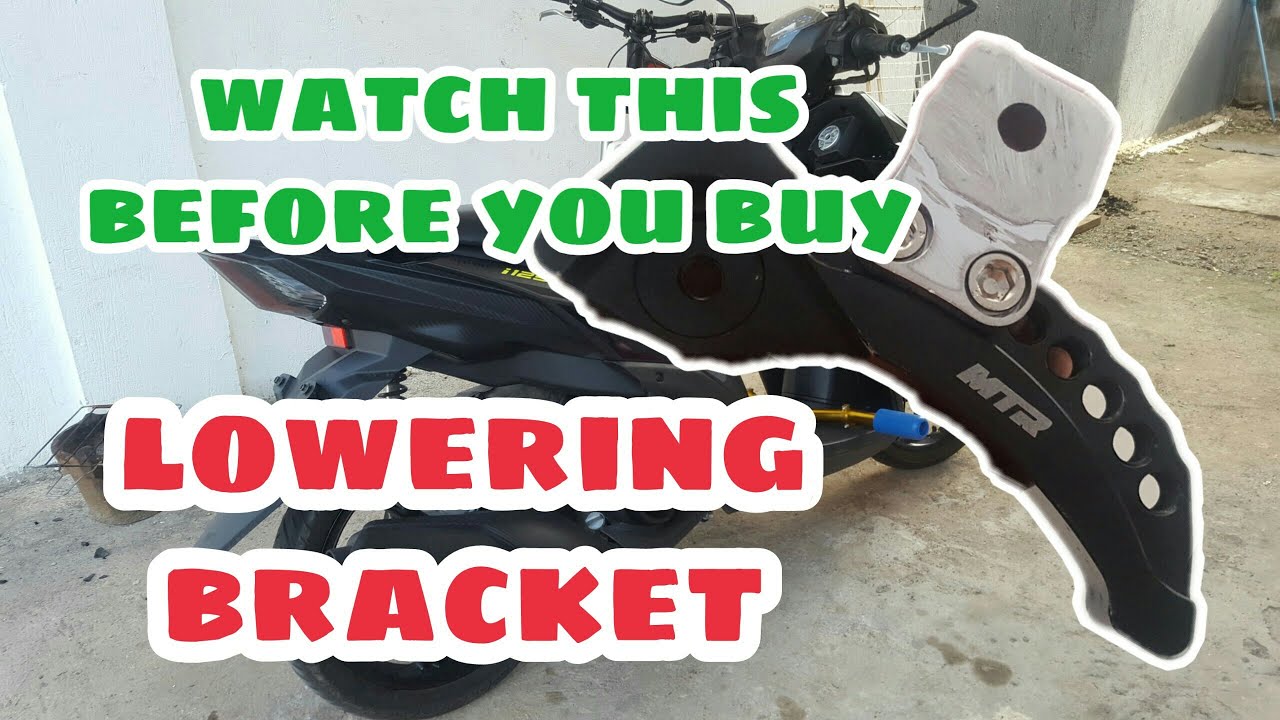 Lowering bracket for mio scooters