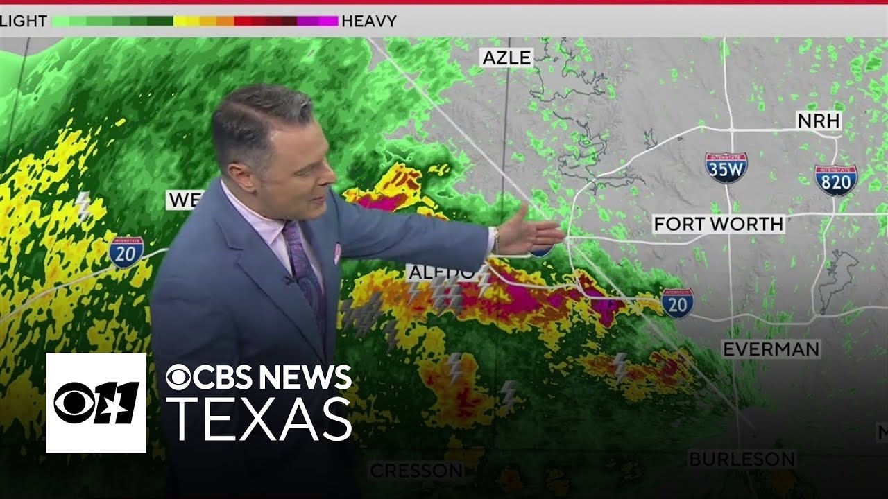 Storms roll through North Texas, bringing threat of hail and damaging ...