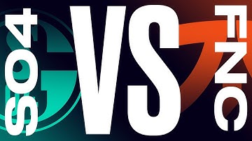 S04 vs. FNC - Week 8 Day 3 | LEC Summer Split | Schalke 04 vs. Fnatic (2021)