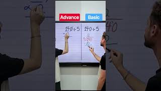 Basic vs Advanced . Which one would you choose ? #Maths #MathTricks #MathShorts #mathematics