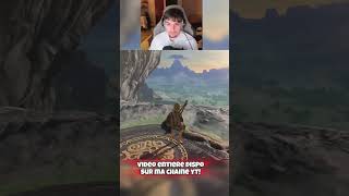 Extended shield clip car link est allergique à l’herbe #speedrun #zelda #botw #shorts