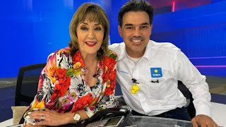 Patricio Zambrano candidato a la alcaldia de Monterrey por el Partido Vida platica con Maria Julia