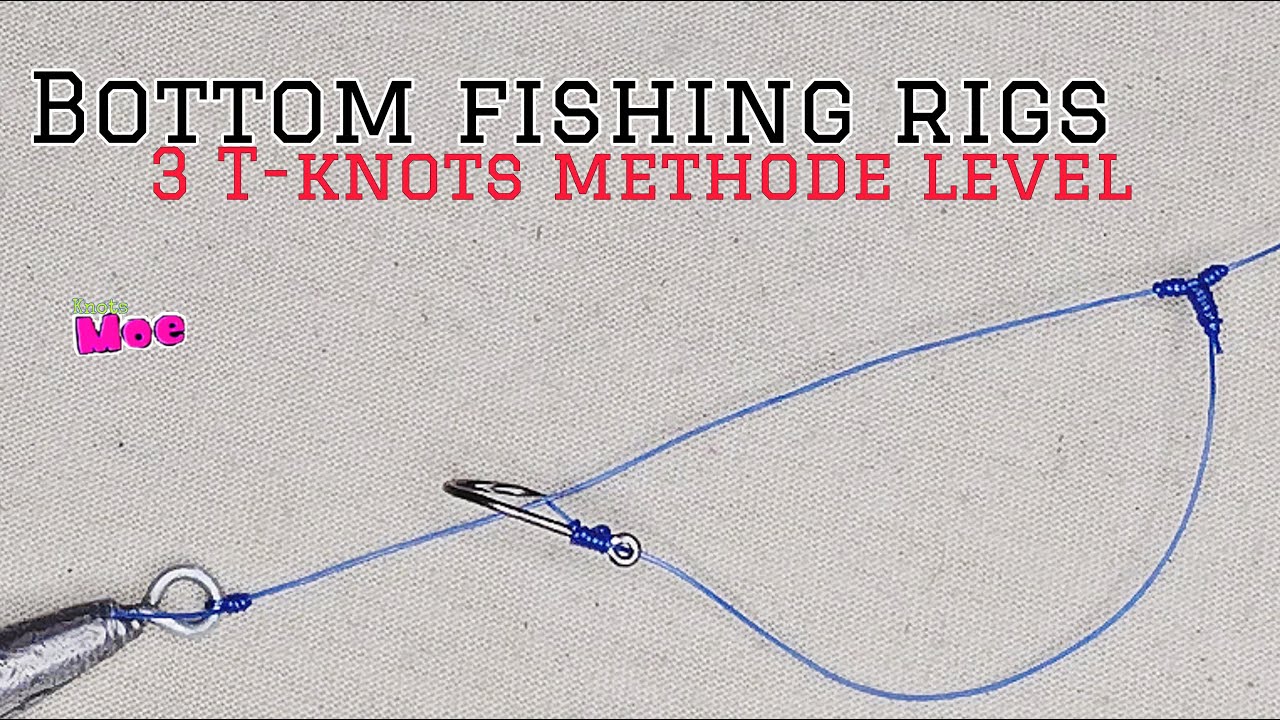 Rangkaian pancing dasaran dengan 3 simpul T pilihan #knotsmoe