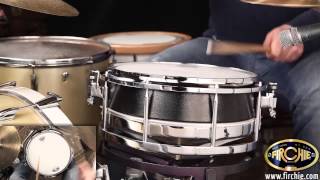Firchie Snare Drum Demonstration, Model TM1-AB1BC-CHANGING PITCH QUICKLY