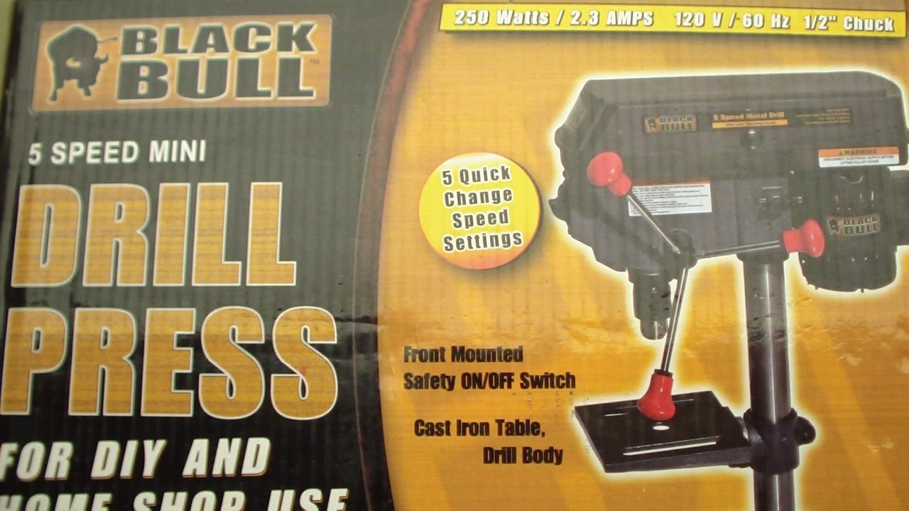 Black Bull Drill Press Review YouTube
