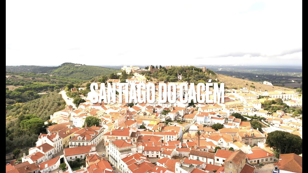 Santiago do Cacém , Portugal 4K ULTRA HD Aerial Footage .