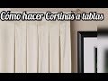 DIY/CÓMO HACER CORTINAS DE TABLAS/ RESULTADOS