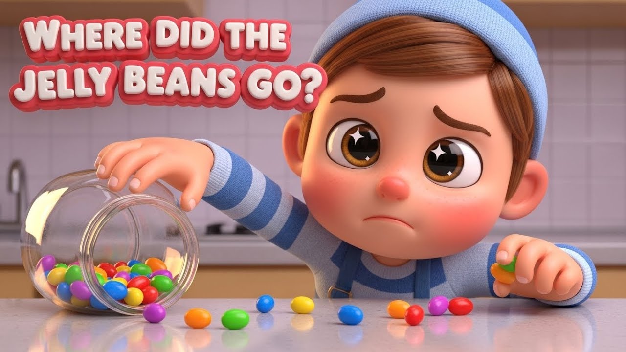 Where Did the Jelly Beans Go? | Fun Mystery Kids Song | Preschool Sing Along