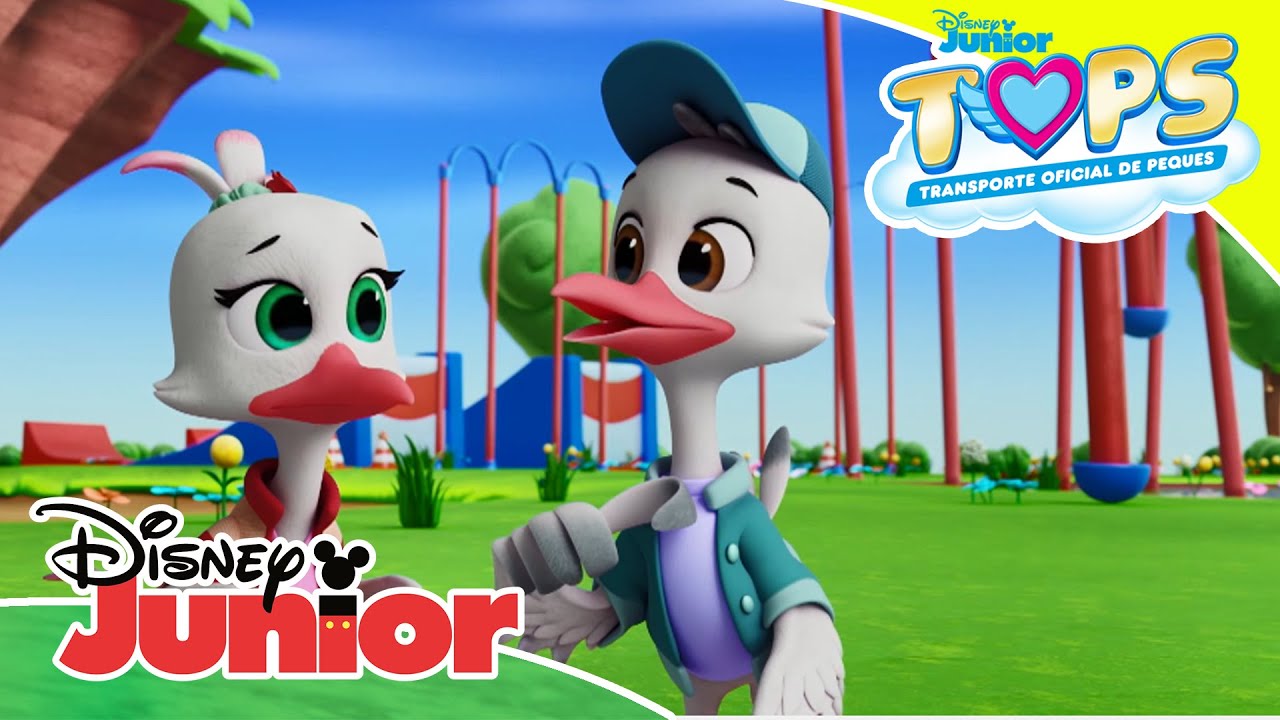 ⁣T.O.P.S. Transporte Oficial de Peques: Las cigüeñitas | Disney Junior Oficial