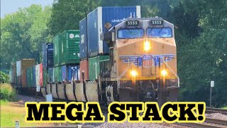 Famous [4K] A COLOSSAL SIZED STACK TRAIN RUNNING HIGH SPEED THRU KC! Wealth