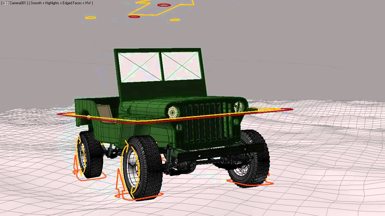 dynamic vehicle rigging test #4 - YouTube