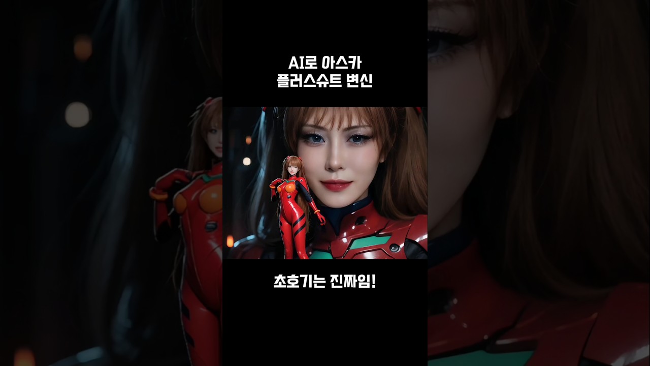 에반게리온 초호기! 아스카 플러그슈트 변신 #コスプレ #cosplay