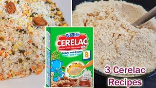 BABY FOOD  || 3 Cerelac Recipes || Weight gaining & Healthy