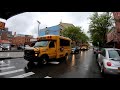 ⁴ᴷ⁶⁰ Walking NYC : Williamsburg, Brooklyn in the Rain via Broadway & Graham Avenue