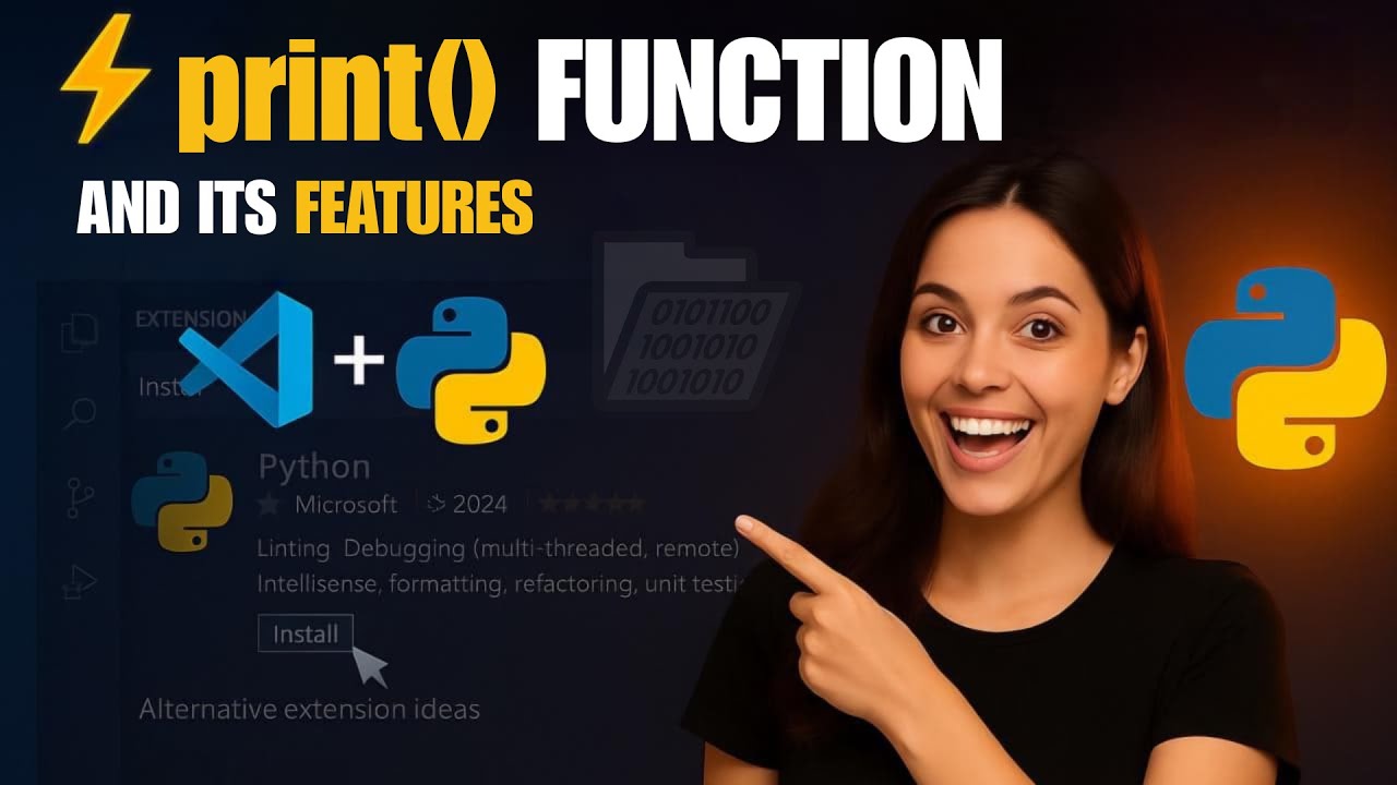 Lecture 4 : Learn the print() Function in 10 Minutes | Python for ...