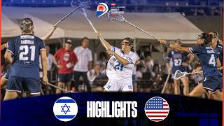 Israel vs USA | HIGHLIGHTS - Semifinal | 2026 Women's World Lacrosse Championship