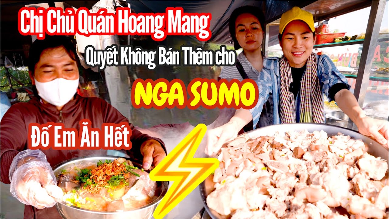 Cười đau bụng khi chị chủ từ chối bán vì cho là chị Nga sumo ăn k nổi và cái kết