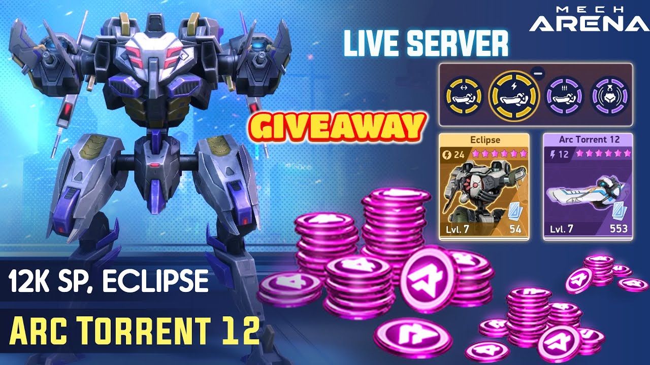 РАЗДАЧА/ Eclipse Arc Torrent 12: Этот предмет все еще можно использовать. Mech Arena