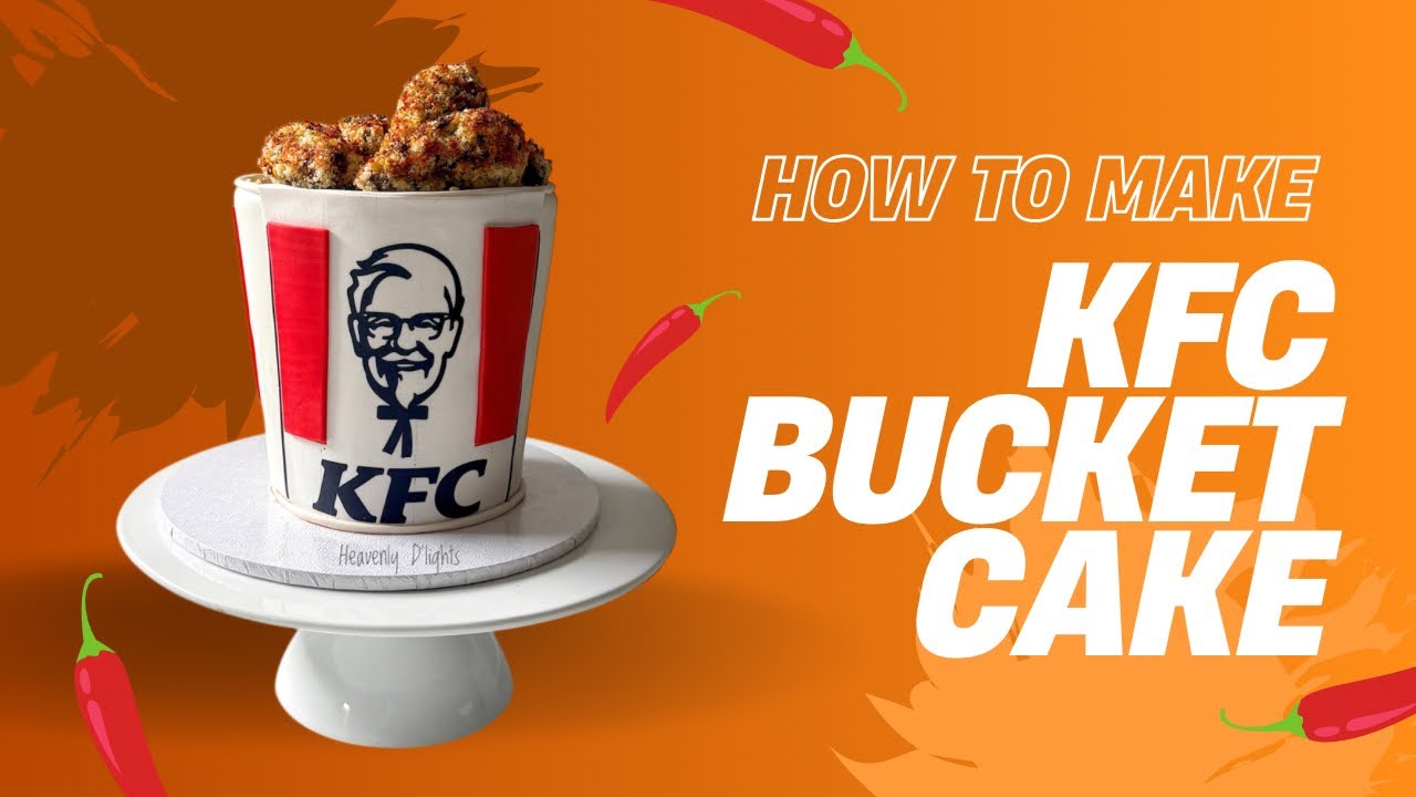 How to Make a KFC Bucket CakeㅣEasy Chicken Wings Tutorial for Beginners 