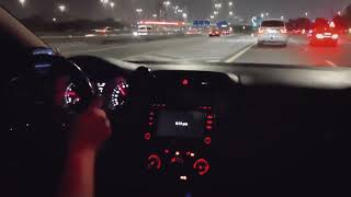 Night Drive in Dubai / VW Golf MK6 2.5L
