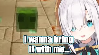 Ars Almal and Her New Pet Slime — VCR Minecraft β Clip (ENG SUBS)